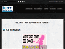 Tablet Screenshot of infusiontheatre.com
